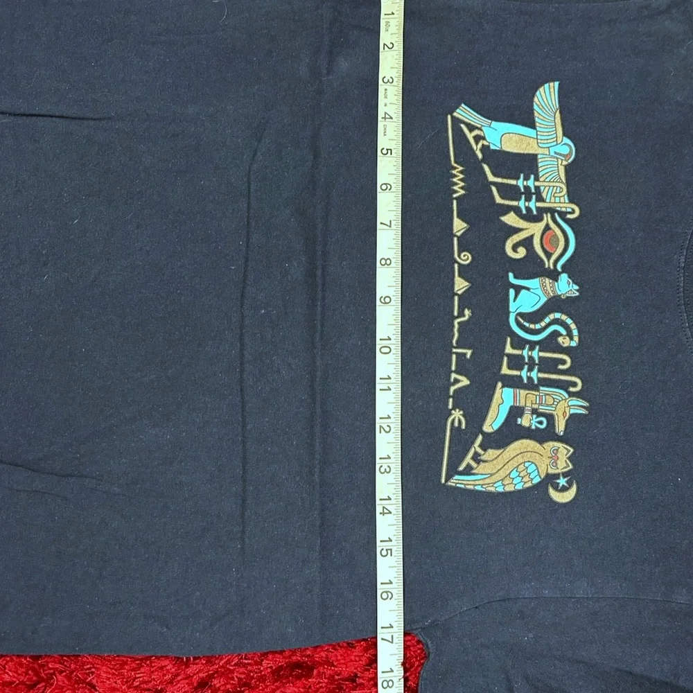 Thrasher Magazine Skate and Destroy Shirt Navy Blue Small Classic Egyptian - Picture 4 of 5